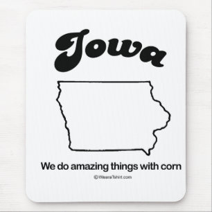 IOWA - "IOWA STATE MOTTO" T-shirts en tandwielen Muismat
