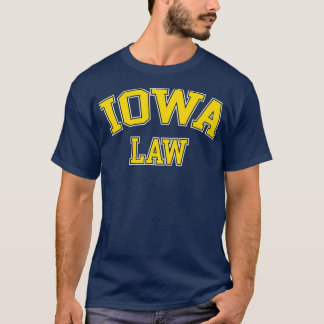 Iowa Law Iowa Bar Afstuderen Gift Lawyer College T-shirt