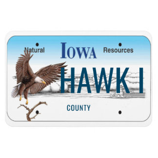 Iowa License Bord Flexible Magneet