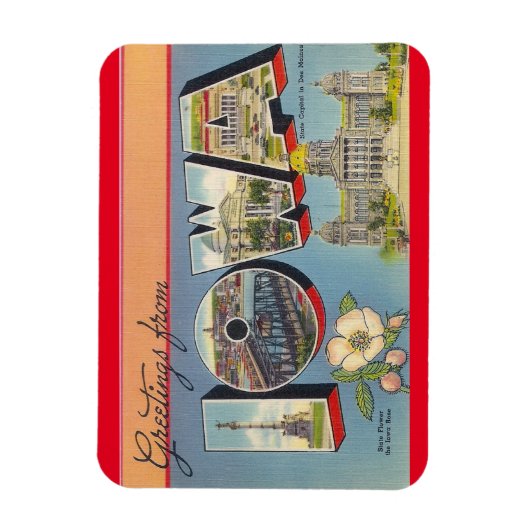 Iowa Magnet Magneet (Verticaal)