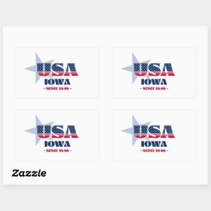 Iowa Mijn thuisstaat Sticker