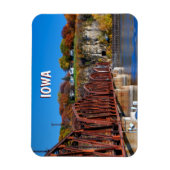 Iowa Mississippi River Magnet (Vertical)