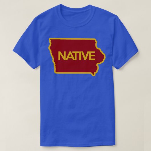 Iowa Native IA TShirt (Design voorkant)