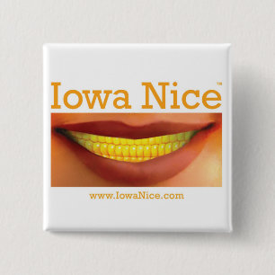 Iowa Nice Button