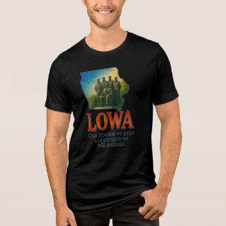 Iowa “Onze vrijheden koesteren we” T-shirt... Tri-Blend Shirt