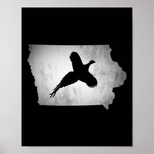 Iowa Pheasant Hunting Poster