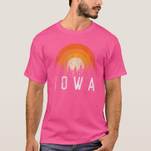 Iowa Retro Style 70s 90s Mannen Vrouwen T-shirt