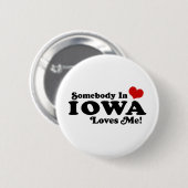 Iowa Ronde Button 5,7 Cm (Voorkant /achterkant)