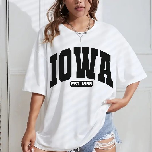 Iowa  Shirt, Moeder of Vaderdag Gift T-shirt