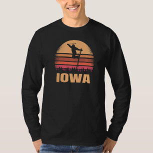 Iowa Skigebied Ia Skigebied Skigebied Jump Resort T-shirt