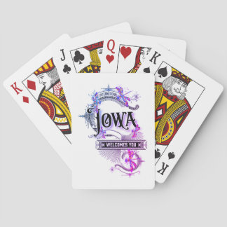 Iowa Spellerkaarten  Illustratie Pokerkaarten