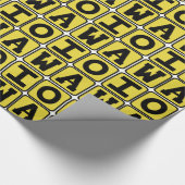 IOWA staat Iowan Hawkeye des Moines Cedar Rapids Cadeaupapier (Hoek)