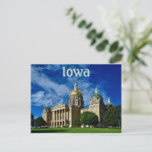 Iowa State Capitol Briefkaart (Staand voorkant)