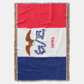 Iowa State Flag Design Decor Deken (Voorkant Verticaal)