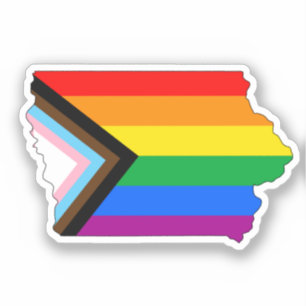 Iowa State Pride LGBTQ Progress Pride Sticker