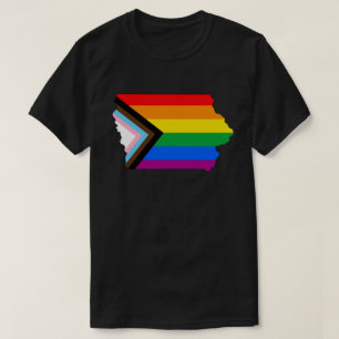 Iowa State Pride LGBTQ Progress Pride T-shirt