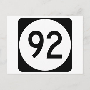 Iowa State Route 92 Briefkaart