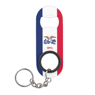 Iowa Statenvlag Mini Flessenopener