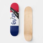 Iowa Statenvlag Skateboard (Voorkant)