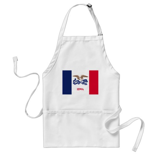 Iowa Statenvlag Standaard Schort (Voorkant)