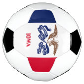 Iowa Statenvlag Voetbal (Gedraaid)
