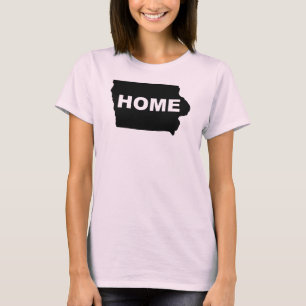 Iowa Thuis Weg Van Staat T-Shirt tees