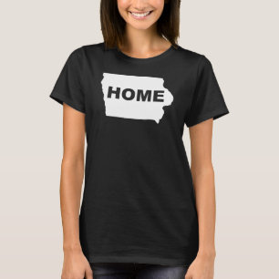Iowa Thuis Weg Van Staat T-Shirt tees