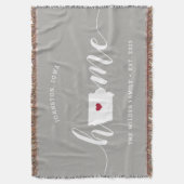 Iowa Thuisstaat Persoonlijk gemaakt Deken (Voorkant Verticaal)