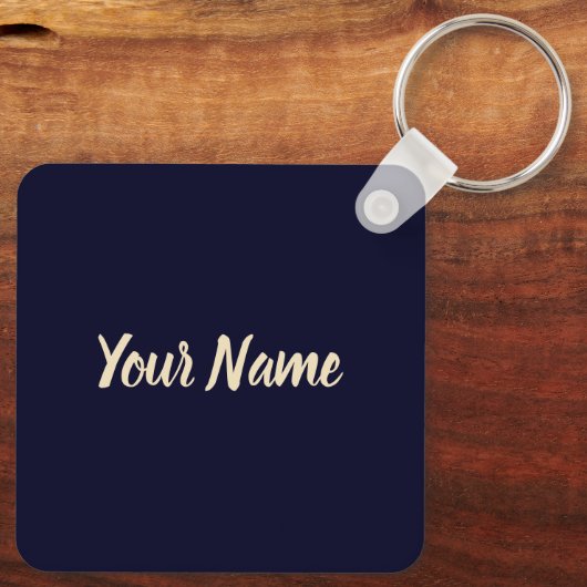 Iowa United States Retro State Map  USA Sleutelhanger (Achterkant)