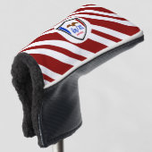 Iowa vlag golfheadcover (3/4 voorkant)