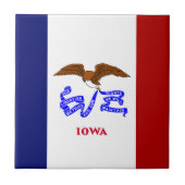 Iowa vlag tegeltje (Voorkant)