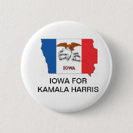 IOWA voor Kamala Harris President 2024 Button