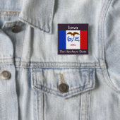 Iowan Flag Button (In situ)
