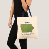 Iowan Map Bag Tote Bag (Voorkant (product))