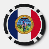 Iowan Seal, Iowa Poker Chips (Achterkant)