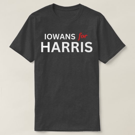 Iowans Pour Kamala Walz TShirt (Design devant)