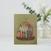 Iowa's Product van Grant Wood Briefkaart (Staand voorkant)