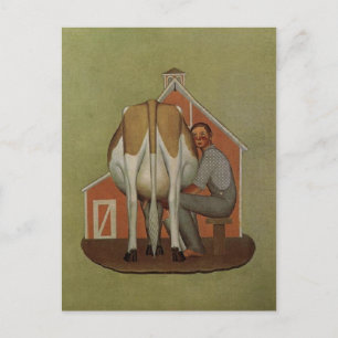 Iowa's Product van Grant Wood Briefkaart