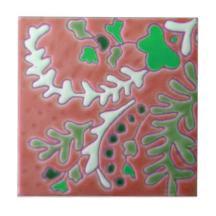 IP031 Indiase Paisley Reproduction Antiek Tile Tegeltje