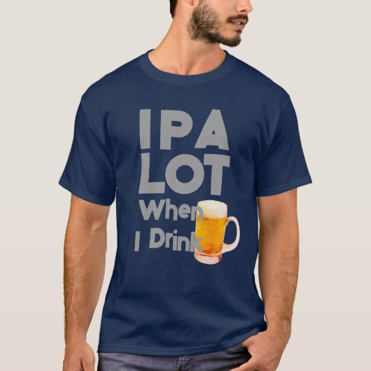 IPA T-shirt, Funny Pee Veel T-shirt (Voorkant)