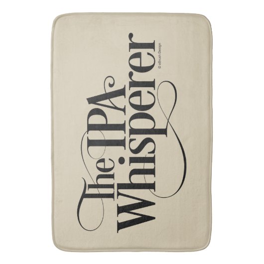 IPA Whisperer Bath Mat (Voorkant Verticaal)
