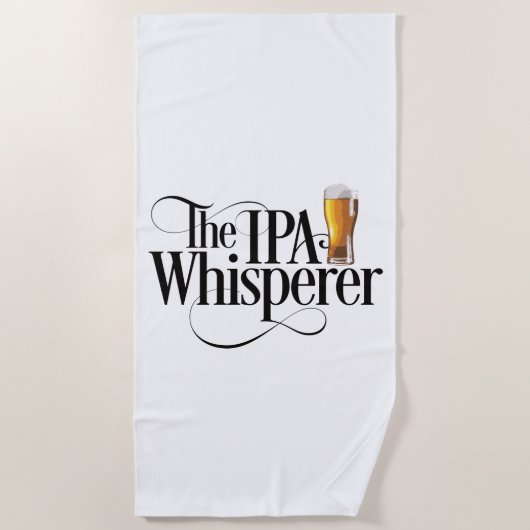 IPA Whisperer Beach Towel Strandlaken (Voorkant)