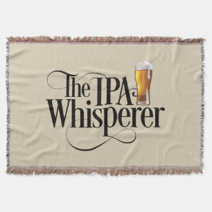 IPA Whisperer Throw Blanket Deken