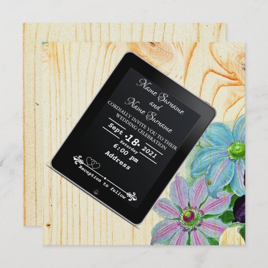 IPad Kaart (Voorkant / Achterkant)