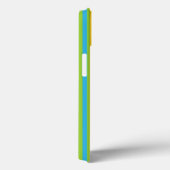 iPad Mini Case: Turquoise, geel, groene strepen Case-Mate iPhone Case (Achterkant / Rechts)