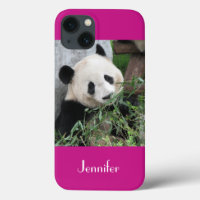 iPad Mini Retina Case Giant Panda Pink Achtergrond
