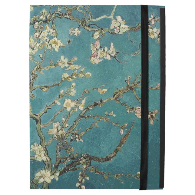 iPad Pro 12.9" Case Fleur d'amande (Devant de près)
