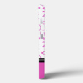 iPad Roze Damask - Aangepaste naam Case-Mate iPhone Case (Achterkant / Links)