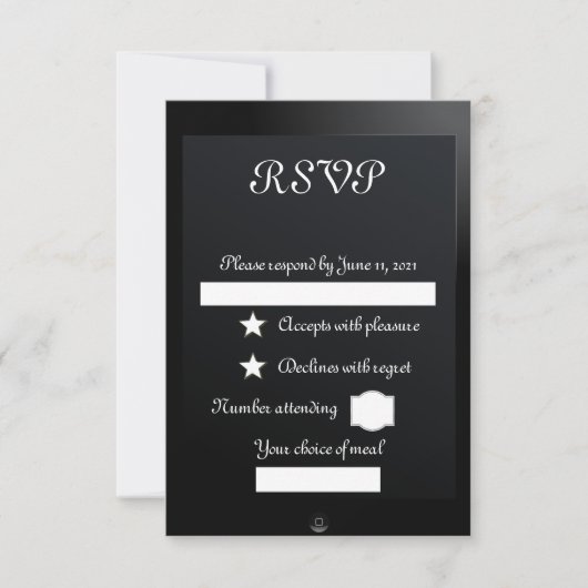 Ipad RSVP Kaartje (Voorkant)