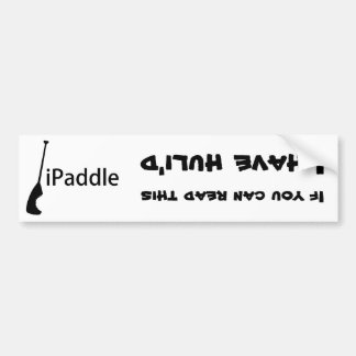 iPaddle Bumpersticker